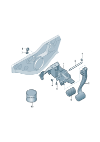 8K1723140B-Pedal-brake D  -30.11.2009