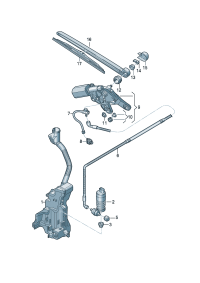 8VD955711B-Motor, wiper