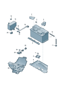 8KD915105-Battery, filled, charging