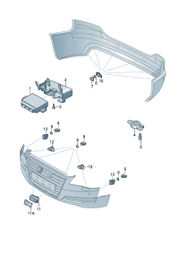 4G0919475G-Control unit, Parking assist system  D-27.10.2014 -31.08.2015