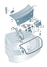 8V5827665-SPRING-RETURN,REAR BRAKE SHOE