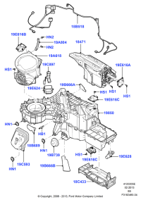 DL3Z19E616A-MOTOR ASSEMBLY TEMPERATURE BLEND