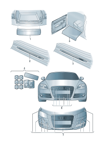 8K00713602ZZ-Garnish assy-rad grille/c