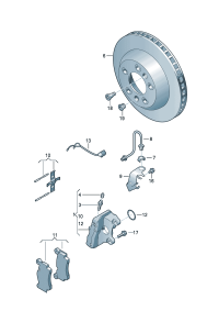 7L6615423J-Caliper mtg, w/o u200c pad