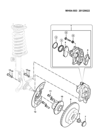 24551776-Caliper assy-lh
