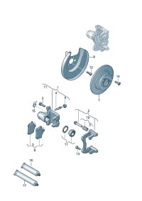 6R0615423-Housing assy-caliper Cooperate as needed: