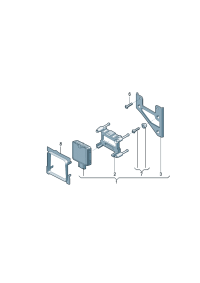 5Q0907461-BRACKET,HARNESS