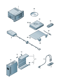 7L6035191E-Radio navigation unit & Dynamic navigation Cont unit   Display:     7L-5-060