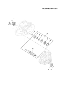 23881068-Tube assy., clutch (SH16M5A)
