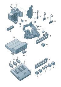 1K0937087KZ7K-Comfortable/portable system And o/c unit And o/c unit (BCM)  D-03.08.2010-01.08.2011)