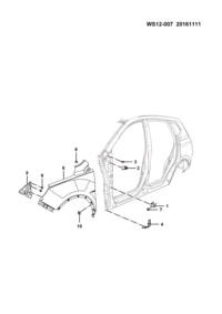 23977706P-PANEL-FENDER LH