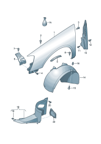 3C0821141-BRACKET,HARNESS