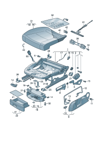 5KD881405BYDC-Cover (textile) t/m