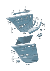 3GD867179-PULL HDL ASSY WAG