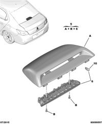 98002823ZD-Lens, third brake lamp