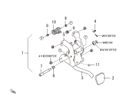 1602200XKZ09A-Pedal assy-clutch