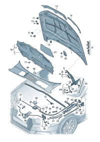 8W6863825B-Damper assy-hood D-20.02.2017