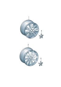8X0601025G-Wheel rim-aluminium alloy  Colour code: D  -10.12.2012