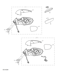 10877775SPRP-Mirror assy-outside
