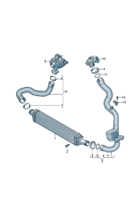 8W0145805AD-INTERCOOLER -W204/W212