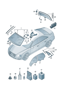 4H0845099AENVB-Window, windshield * Note technology * Production information   D -28.04.2014 (not pretr