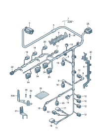 1K0971858AG-BRACKET,HARNESS