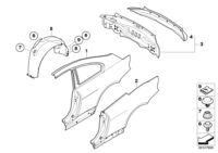 41217127401-Pillar assy-qtr lh
