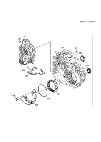 24298738-Deflector, front differential housing (plastic)