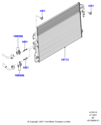 9L8Z19712A-CONDENSER ASSY