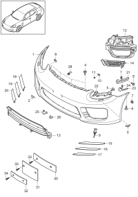 97070105110-Bracket, license plate