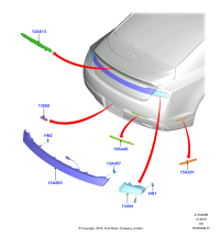 GP5Z13A565A-Reflector assy. (() KOR OR () CHN)