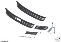 51119463480-Garnish, brake air duct, rh/lh