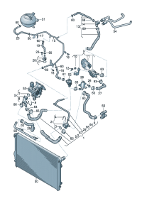 5Q0122101GD-WATER HOSE