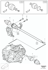30759412-Bellows kit, rh