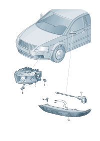 3D0941699E-LED fog lamp