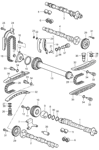 99610505104-ADJUSTER,CAMSHAFT EXHAUT-X156