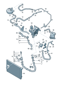 5Q0122051BF-WATER HOSE
