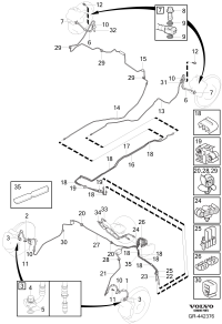 32246009-Hose, rear brake