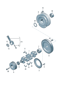 06K105101B-CRANKSHAFT