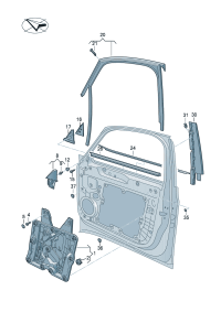 10D837461A-Window regulator without m