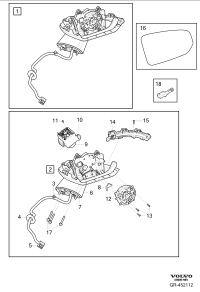 30640908-GASKET,CYL HEAD RH-L494