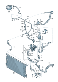 5N0122447BB-Coolant hose