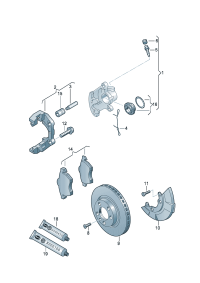 3A0615123-Housing assy-caliper