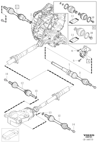 31256015-Bellows kit, inboard