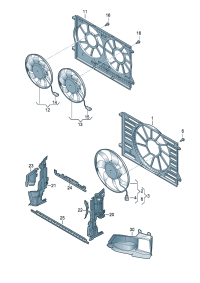 8W0121283BQ-PORSCHE CAYENNEAIR DUCT CENTRE