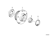 31222229501-WHEEL HUB WITH BRG/F20-23/F30