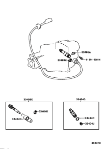 3340369275-GEAR SUB-ASSY, SPEEDOMETER DRIVEN (ATM)