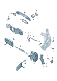 1GD839194-STABILIZER LINK RH & LH W123
