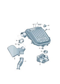 04E129607BL-AIR CLEANER