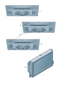 8T0059528-Knob For radio:  Package content: